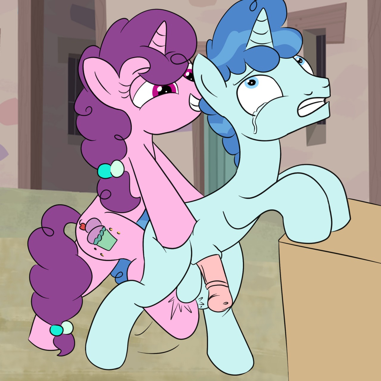 Cartoon Horses Nailing Eachother in the Nuts page 12 full