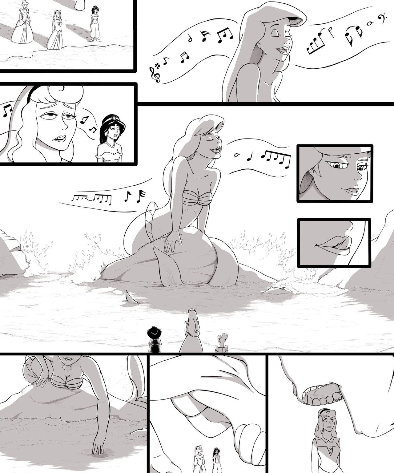 Ariel the siren page 1 full