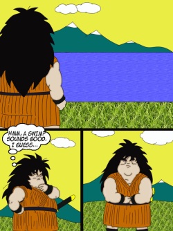 Yajirobe and the pig salesman