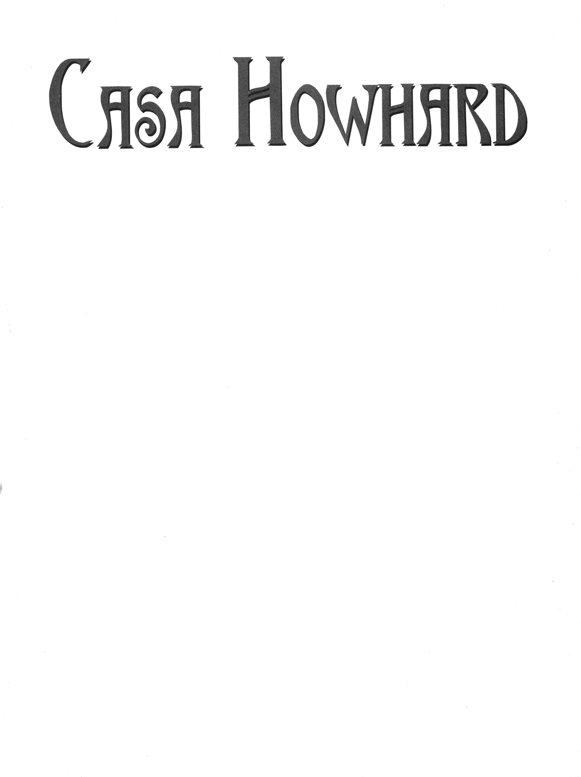 Casa Howhard Vol. 1 page 2 full