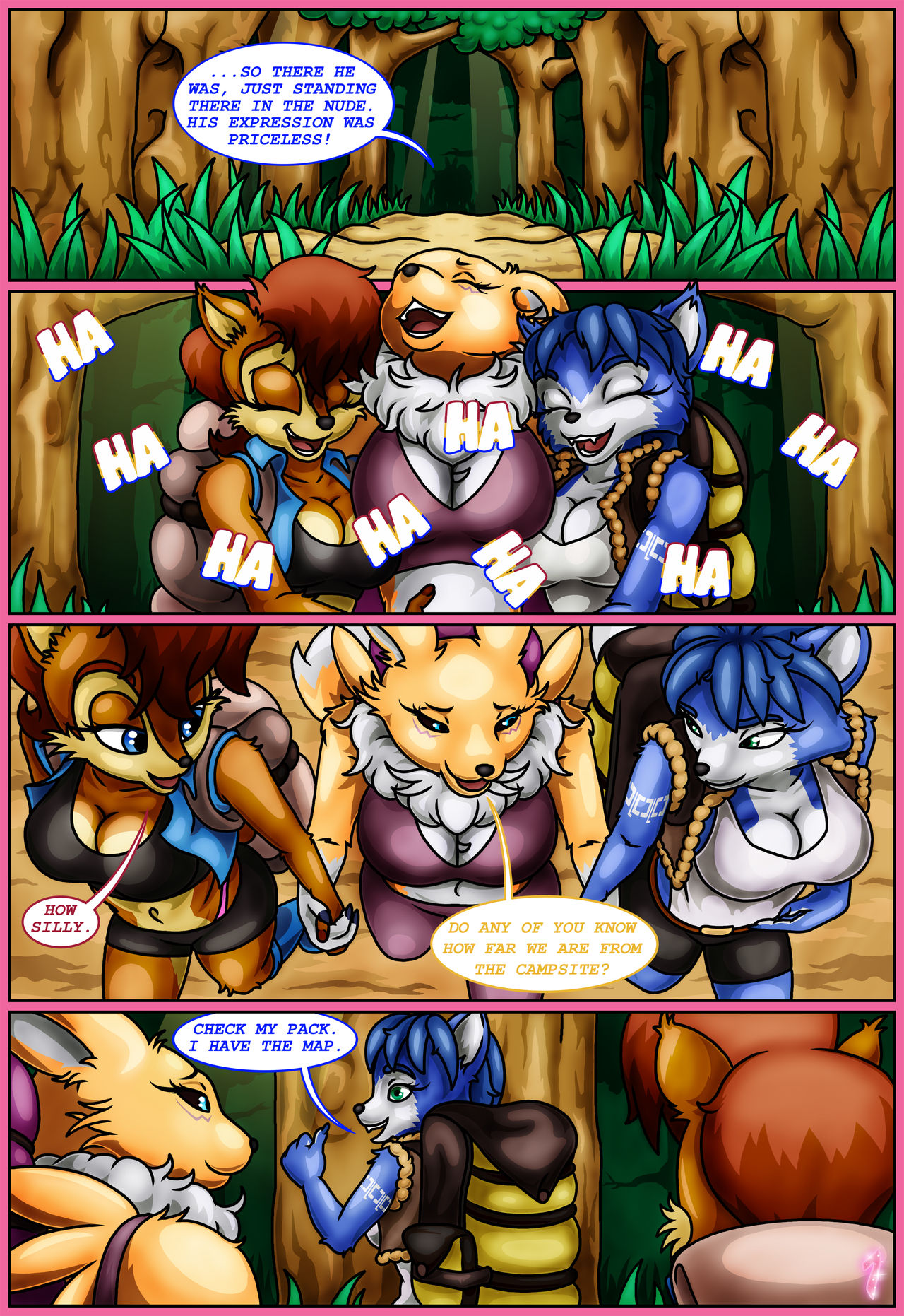 The Girls Comic: A Camping Trip Gone Really Bad page 2 full