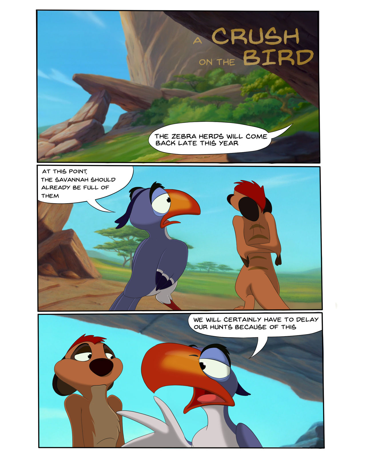 A Crush on the Bird page 1 full