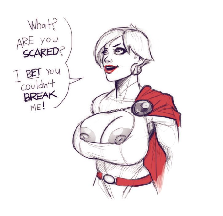 Power Girl on Darkseid page 11 full