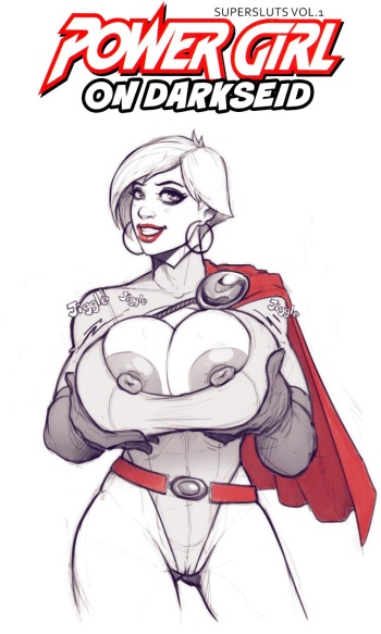 [DevilHS] Power Girl on Darkseid cover