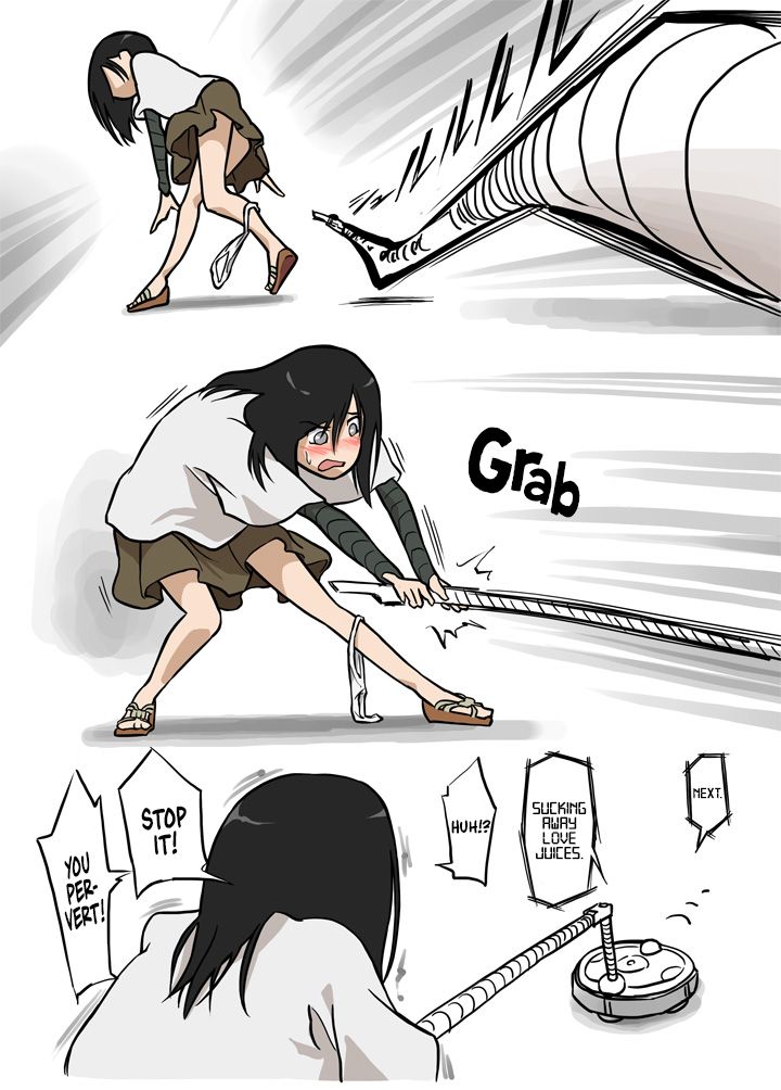 Soujiki ni Okasareta | Molested by a Vacuum Cleaner page 8 full