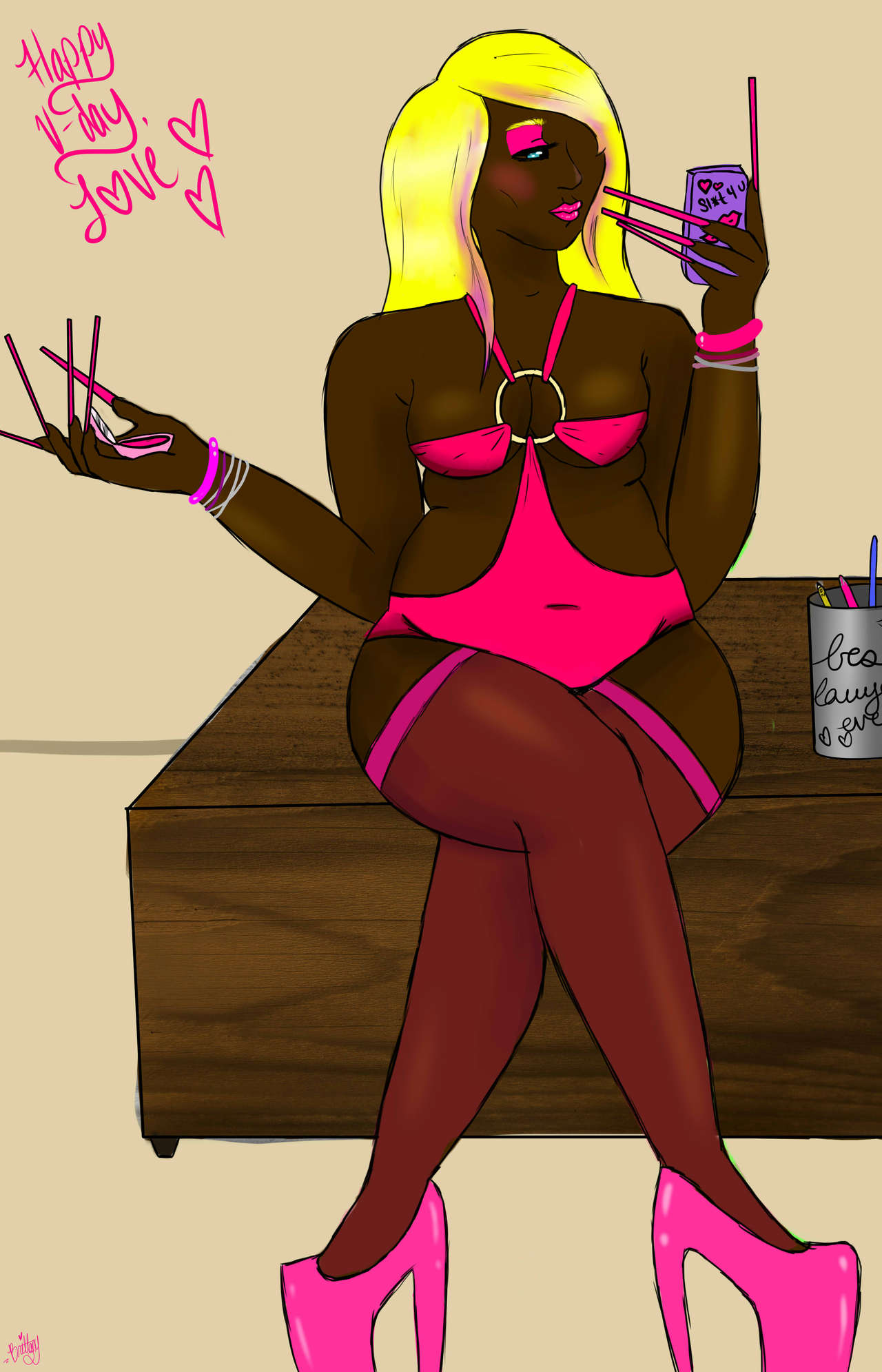 Queen Brittany Bimbofication page 6 full