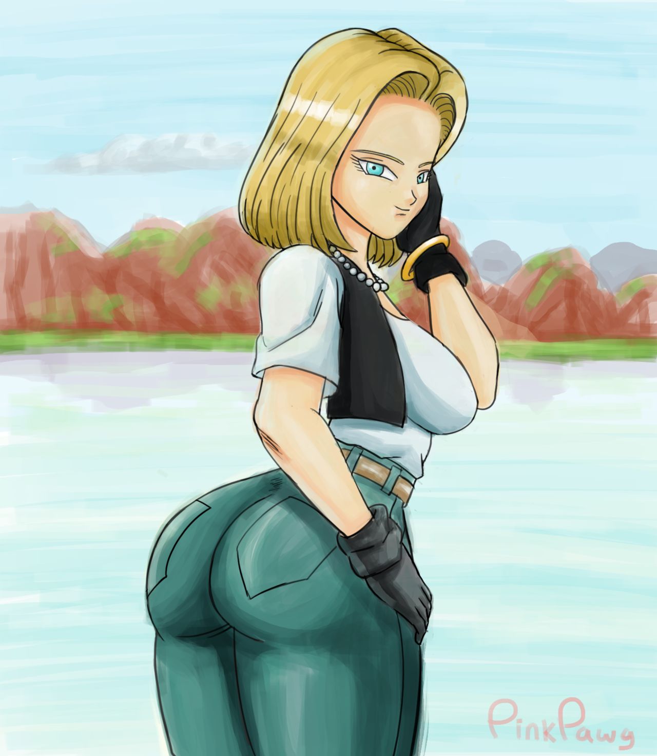 Android 18 Goes Inside Cell page 2 full