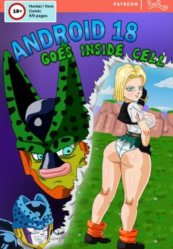 Android 18 Goes Inside Cell