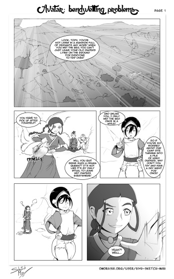 [Sketch Man] Avatar: Bendwetting Problems [English] cover