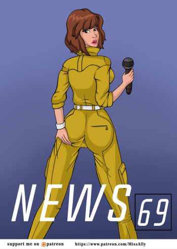 [Miss Ally] April O'Neil, News 69 (Teenage Mutant Ninja Turtles) cover
