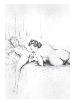 Erotic Vintage drawing