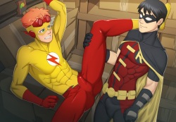 Kid flash x Robin #1&2