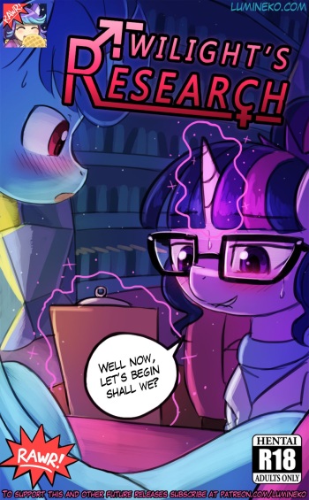 (Lumineko) Twilight's Research (My little pony) cover