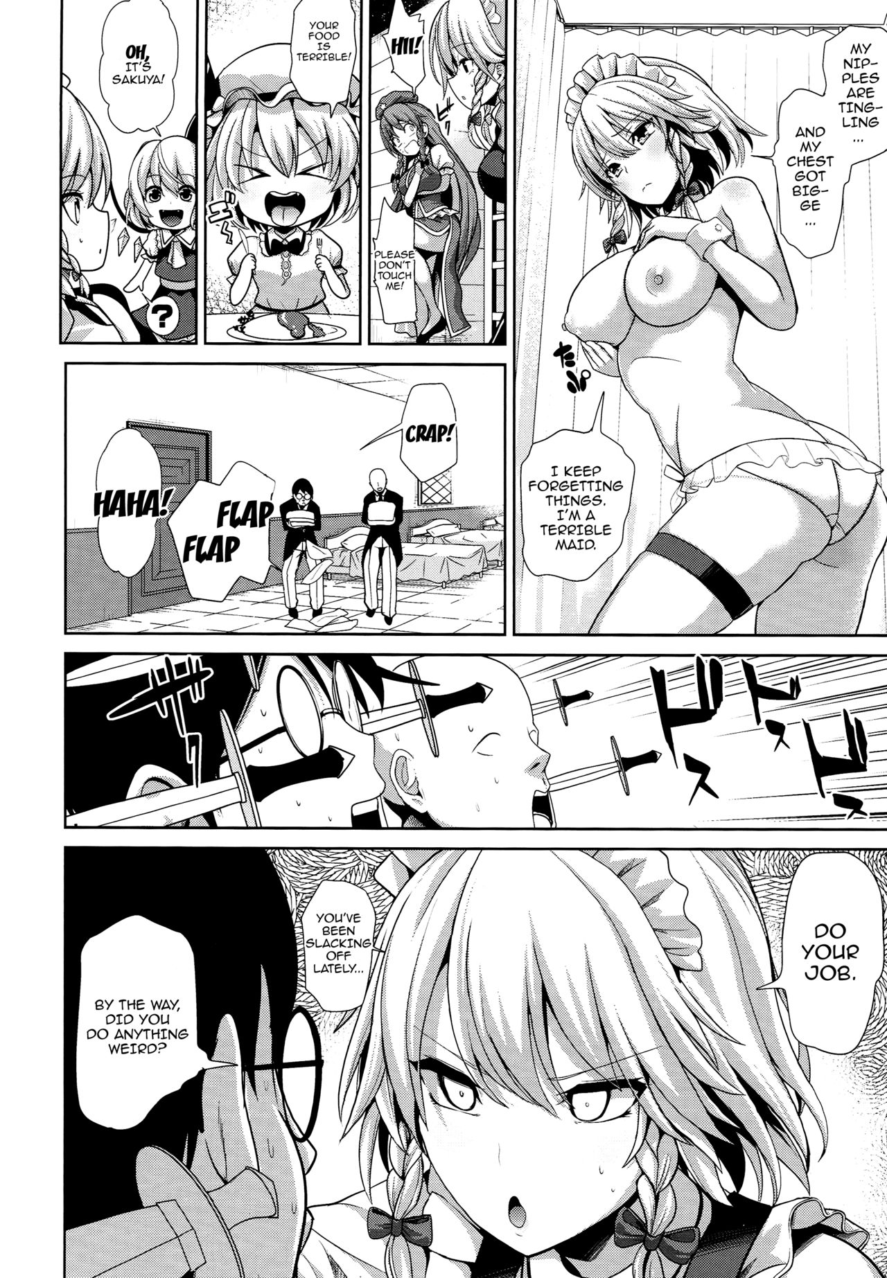 Touhou TSF 3 Sakuya ni Hyoui | Touhou TSF 3 Posessed By Sakuya page 11 full
