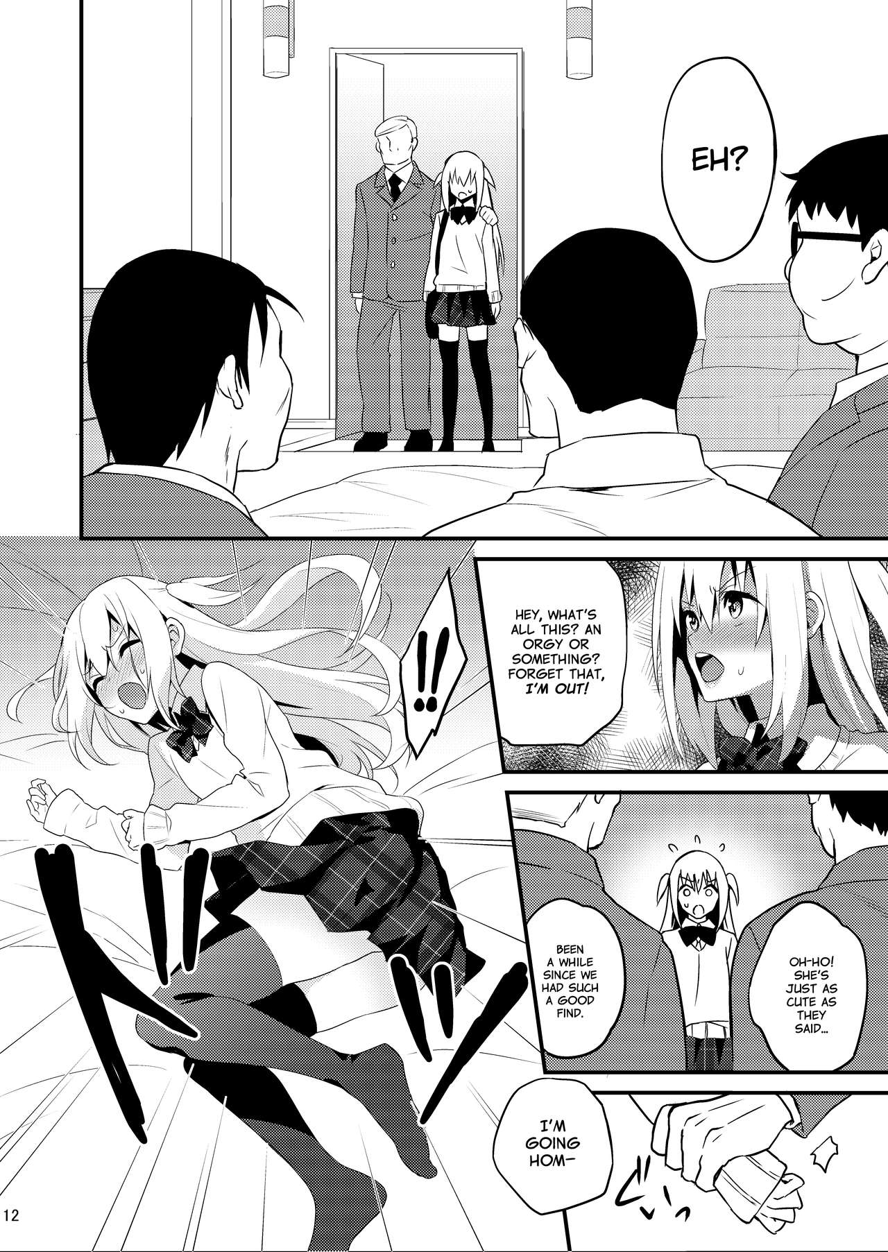 Seikatsu Shidou Shojo Bitch na Otokonoko o Zecchou Kyousei  =White Symphony= page 11 full