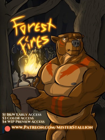 [MisterStallion] Forest Fires (B&W) cover