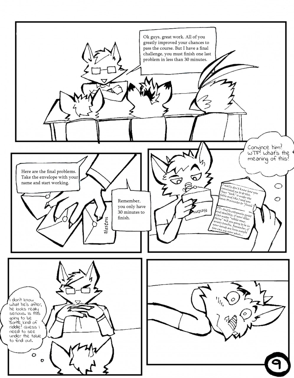 The Substitute Professor page 9 full