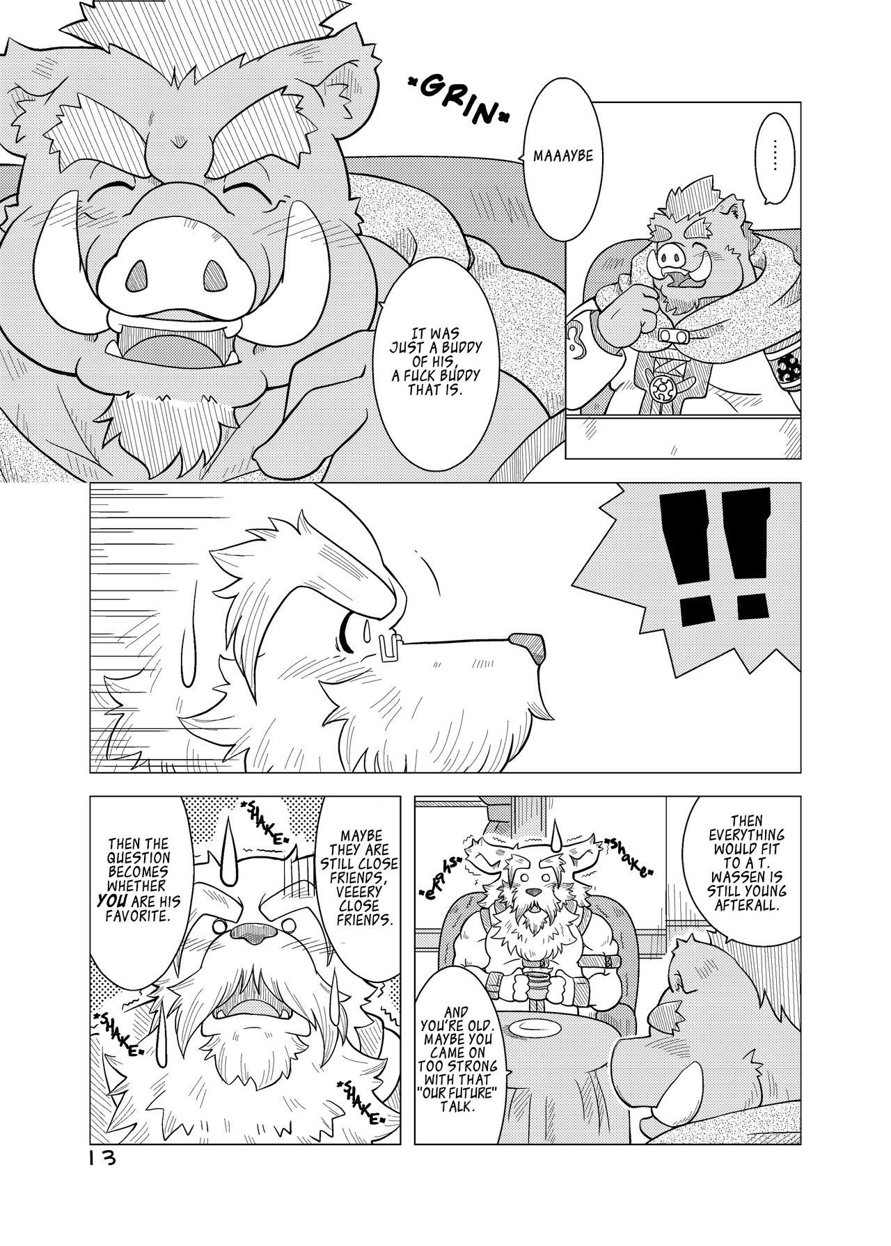 Hoshiyomi no Inu Tsukihami no Kuma 4 | The dog & the bear: The poet of the stars & the partaker of the moon 4 page 12 full