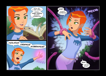 [Drew Gardner] Gwen Tennyson (Ben 10) cover