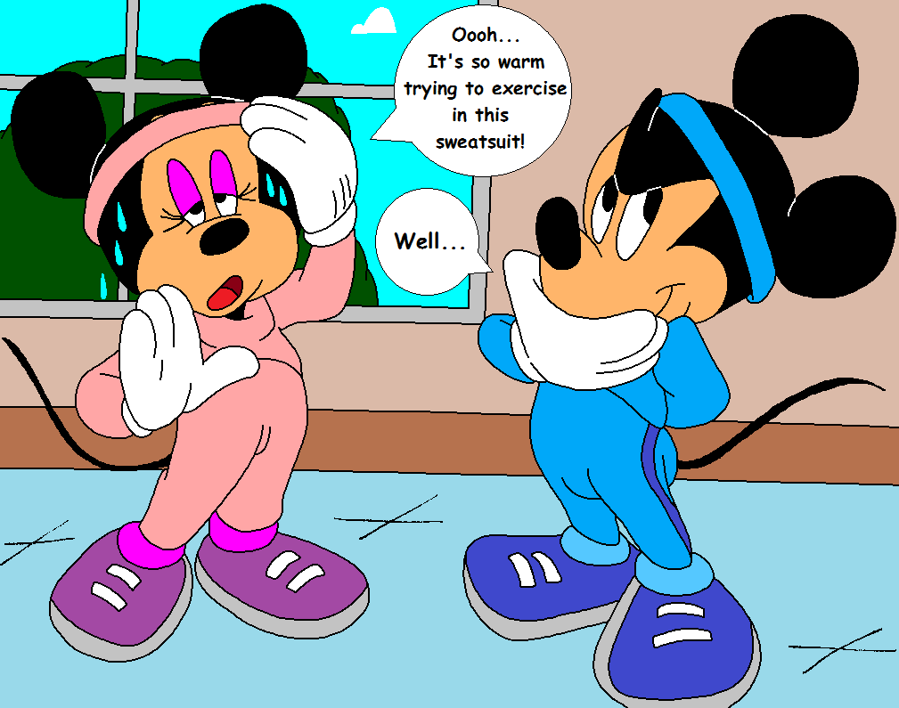 Mickey & Minnie - Gym Practice page 3 full
