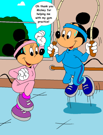 Mickey & Minnie - Gym Practice cover