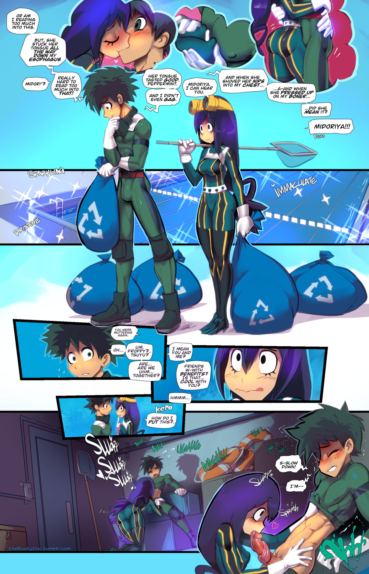 Deku and Froppy SMASH! - Page 2 - Comic Porn XXX
