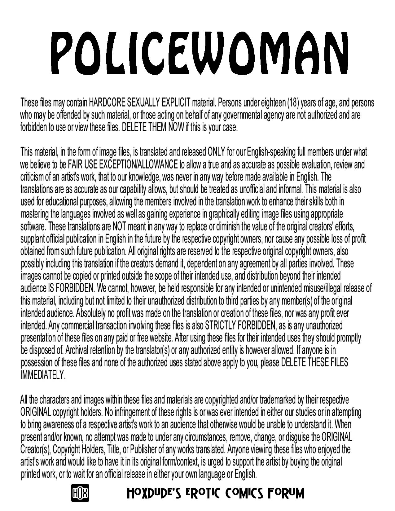 POLICEWOMAN - ENGLISH - HOXDUDE'S TRANSLATION page 2 full