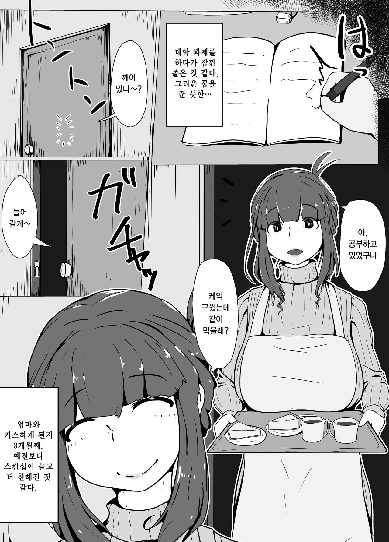 Okaa-san to Kiss Shiyou 1~3 | 엄마랑 키스하자 1~3 page 12 full