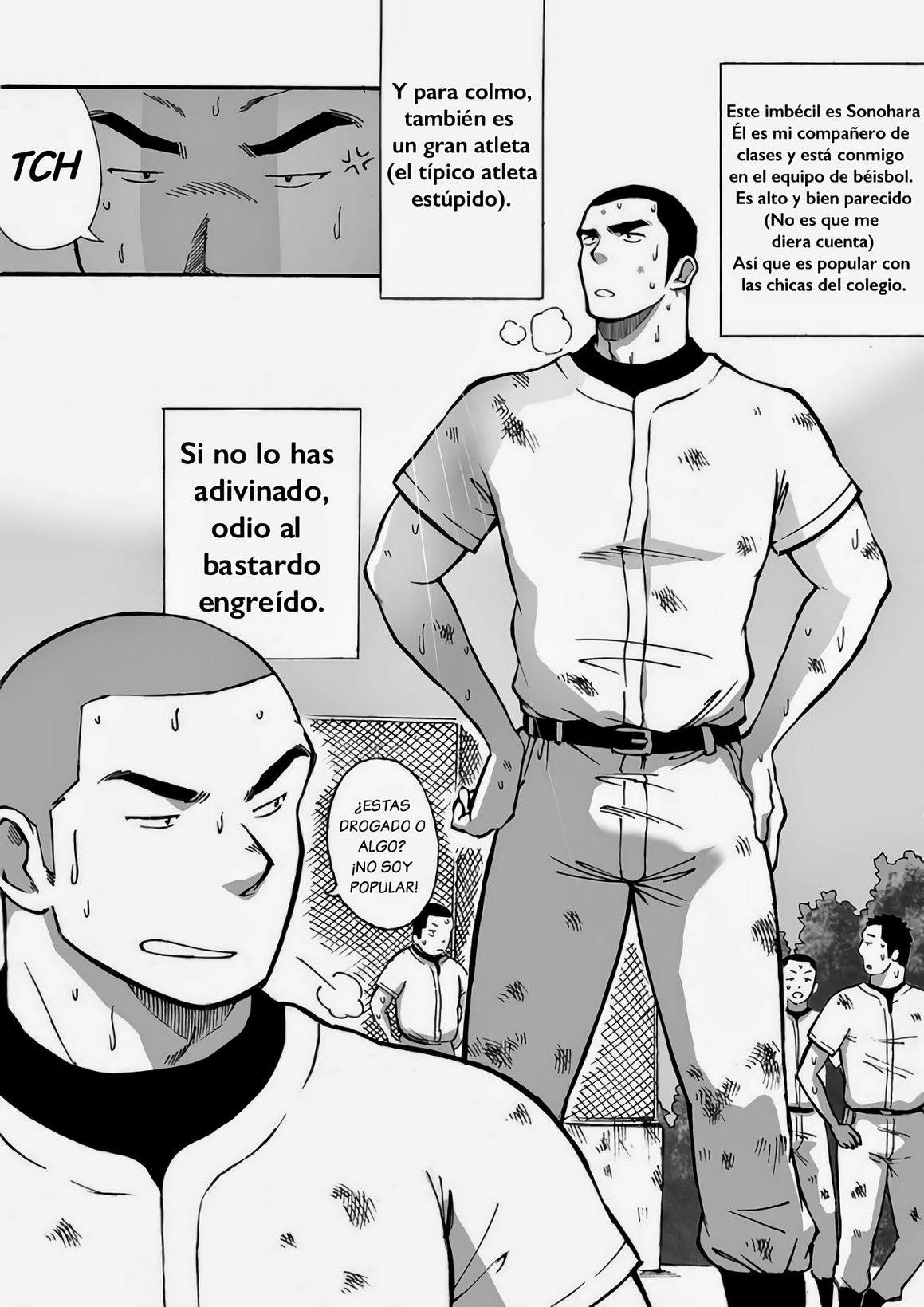 Motemote Yakyuubu Otoko | Popular Baseball Club Boys   - The Wandering Shadow page 8 full