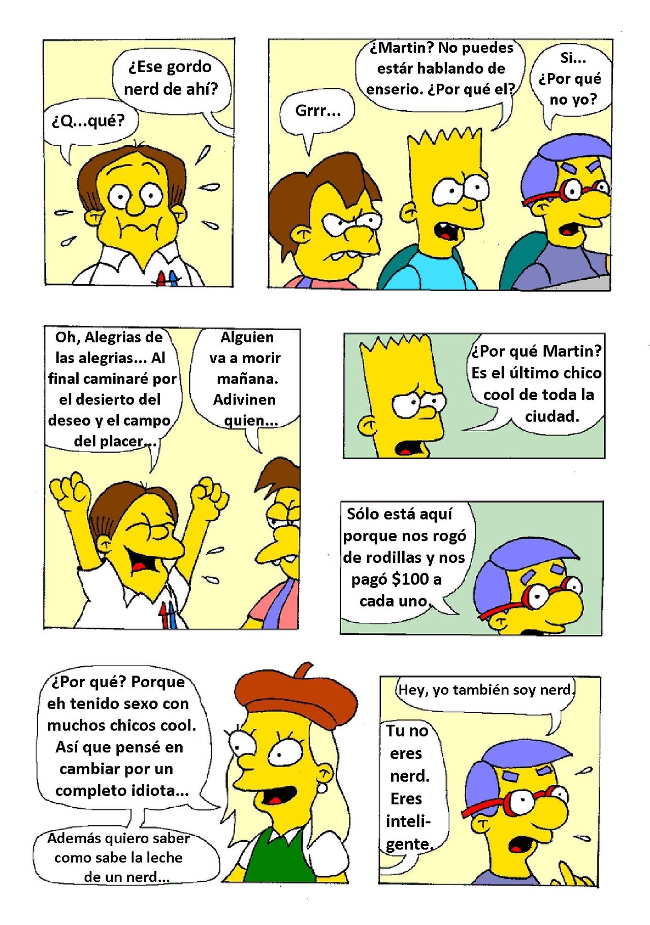 Comic xxx de "Los Simpsons" - La mas puta de Springfield page 11 full
