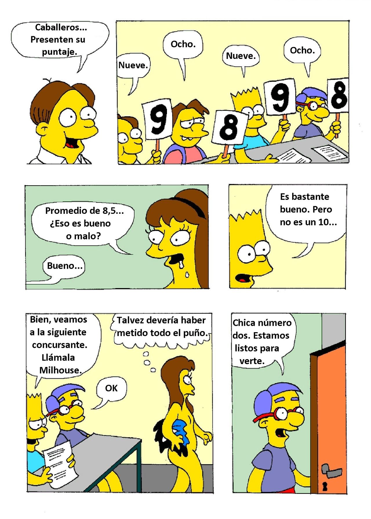 Comic xxx de "Los Simpsons" - La mas puta de Springfield page 8 full
