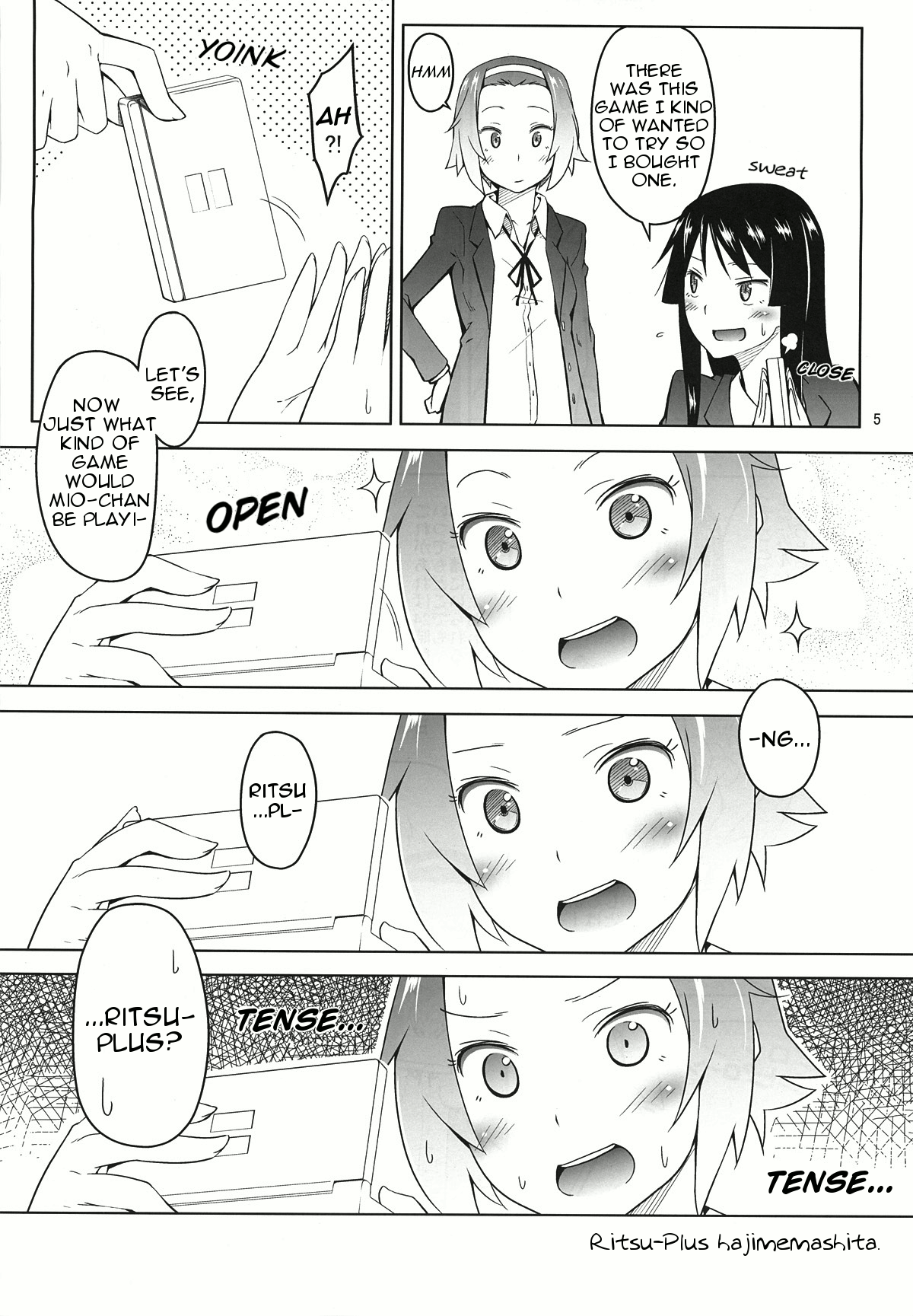 RitsuPlus Hajimemashita. page 4 full