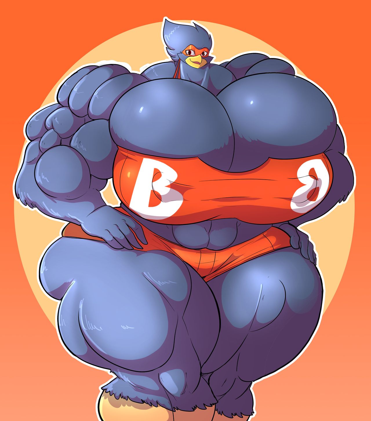 Busty Bird In: Mega Bird page 12 full