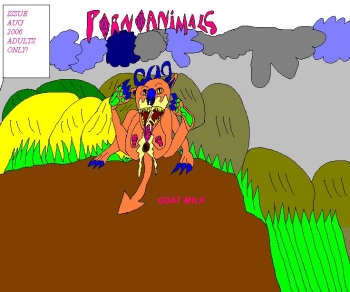 Porno Animals comic 6 cover