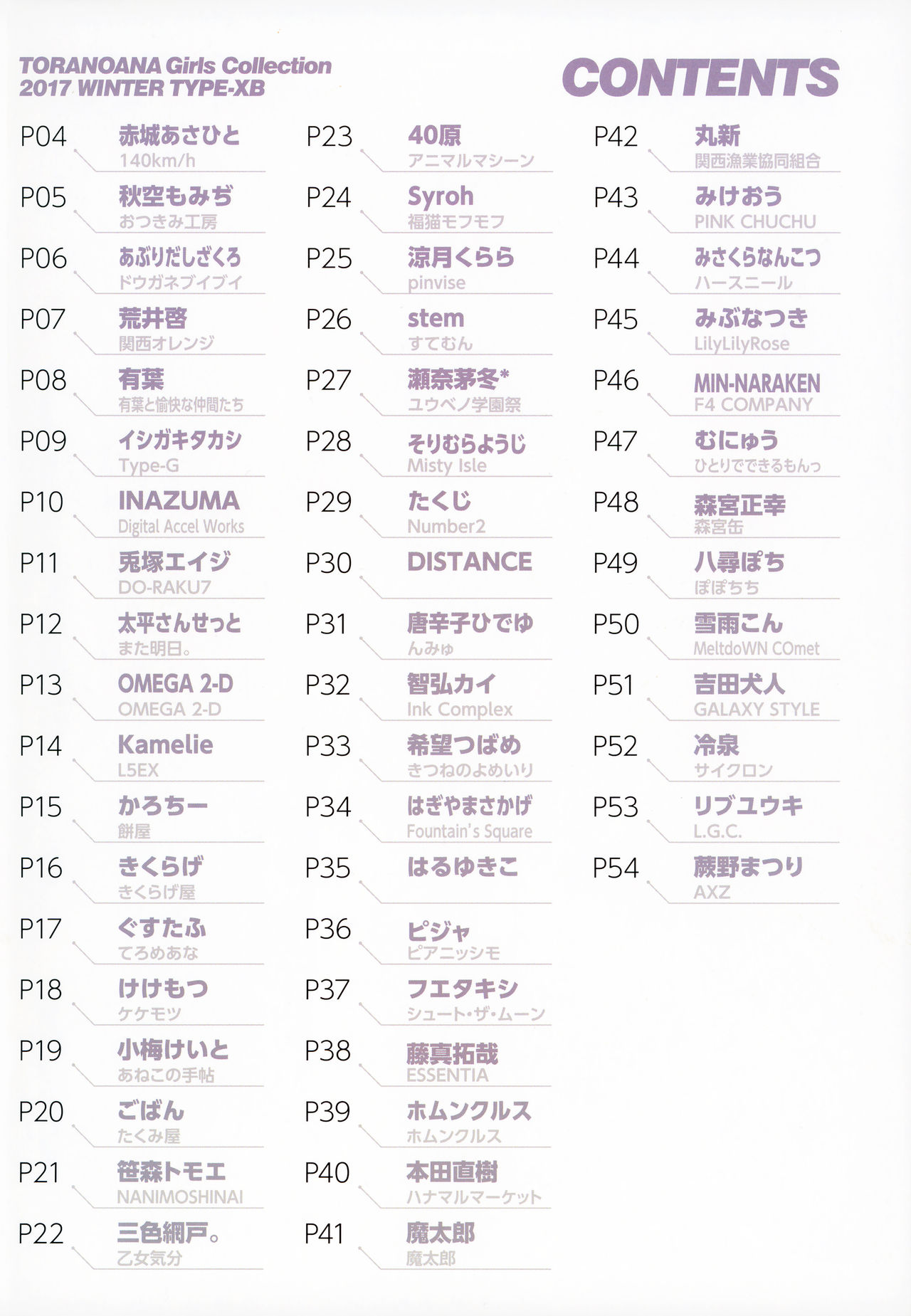 TORANOANA Girls Collection 2017 WINTER TYPE-X B page 2 full