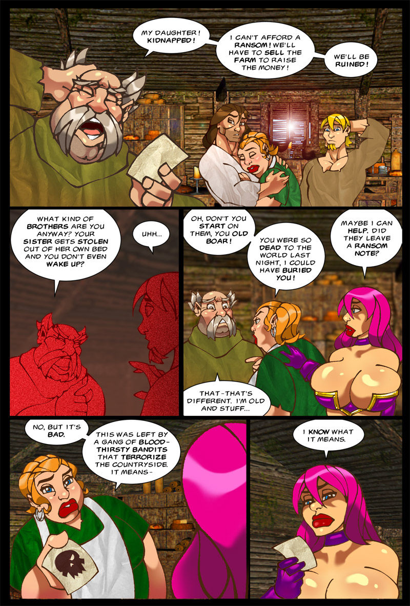 The Savage Sword of Sharona: 5 The Lying Game page 6 full