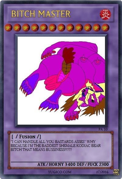 Porno Animals Yugi-oh parody cards style for adults ! page 10 full