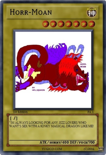 Porno Animals Yugi-oh parody cards style for adults ! cover
