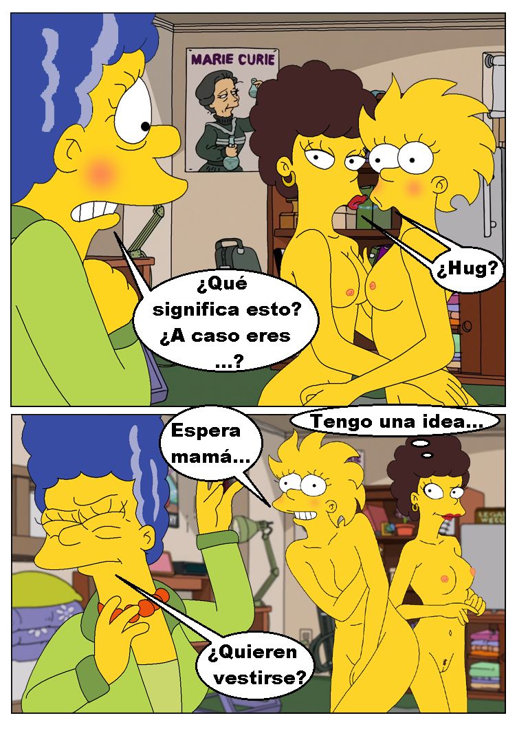 Comic xxx de "Los Simpsons" - Lisa en la universidad page 2 full