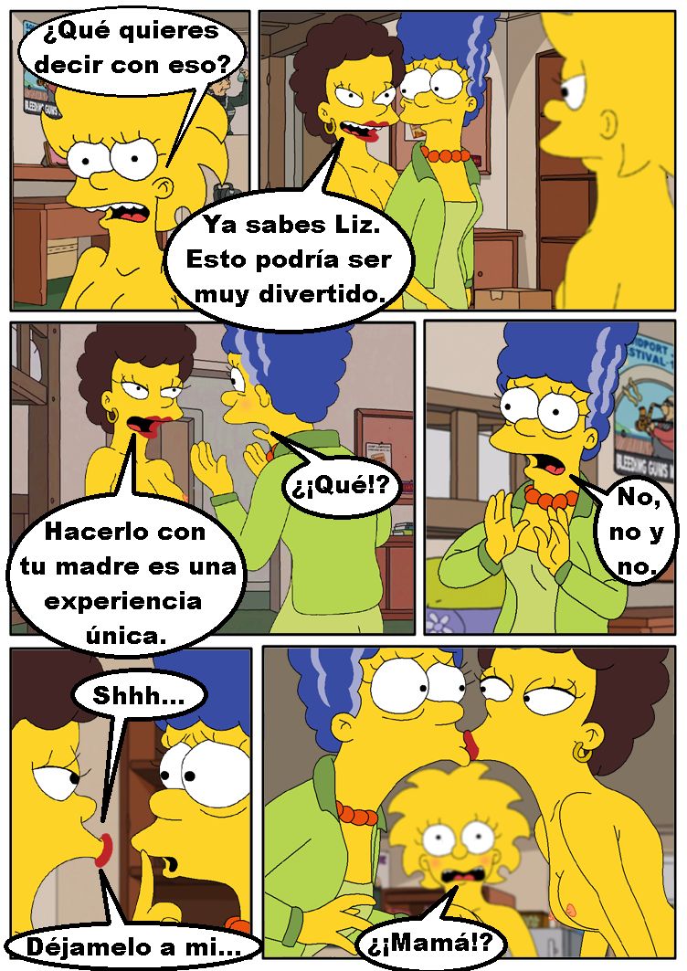 Comic xxx de "Los Simpsons" - Lisa en la universidad page 4 full