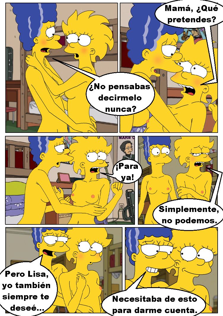 Comic xxx de "Los Simpsons" - Lisa en la universidad page 9 full