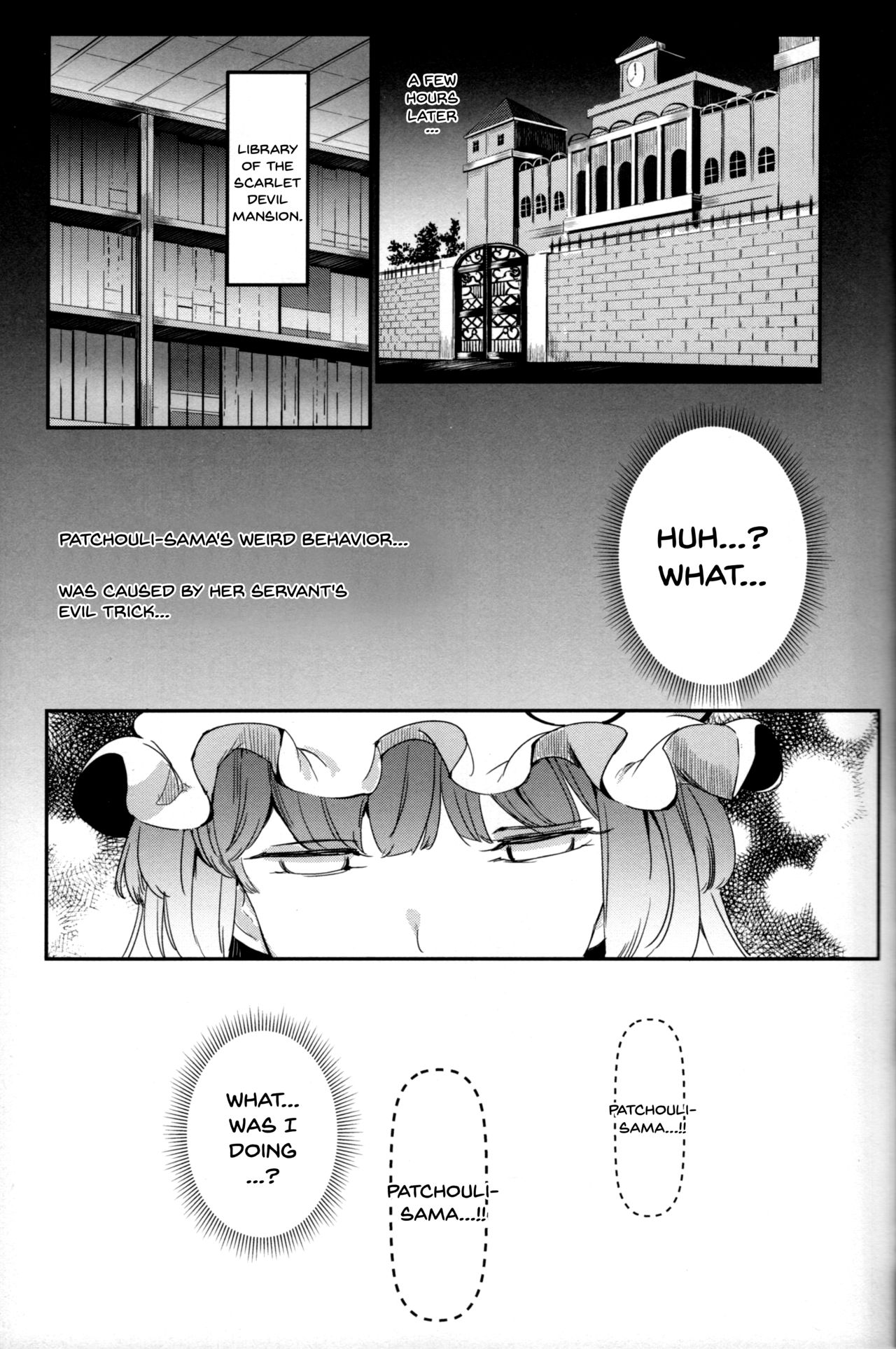 Totsuzen Gekiiki Patchouli-sama | Suddenly Patchouli-sama Violently Came page 12 full