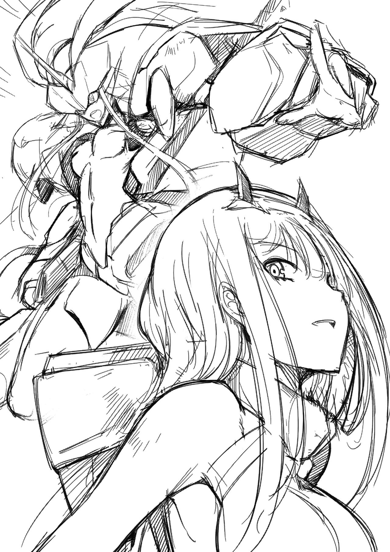 Mitsuru in the Zero Two | Мицуру с Ноль-два page 3 full