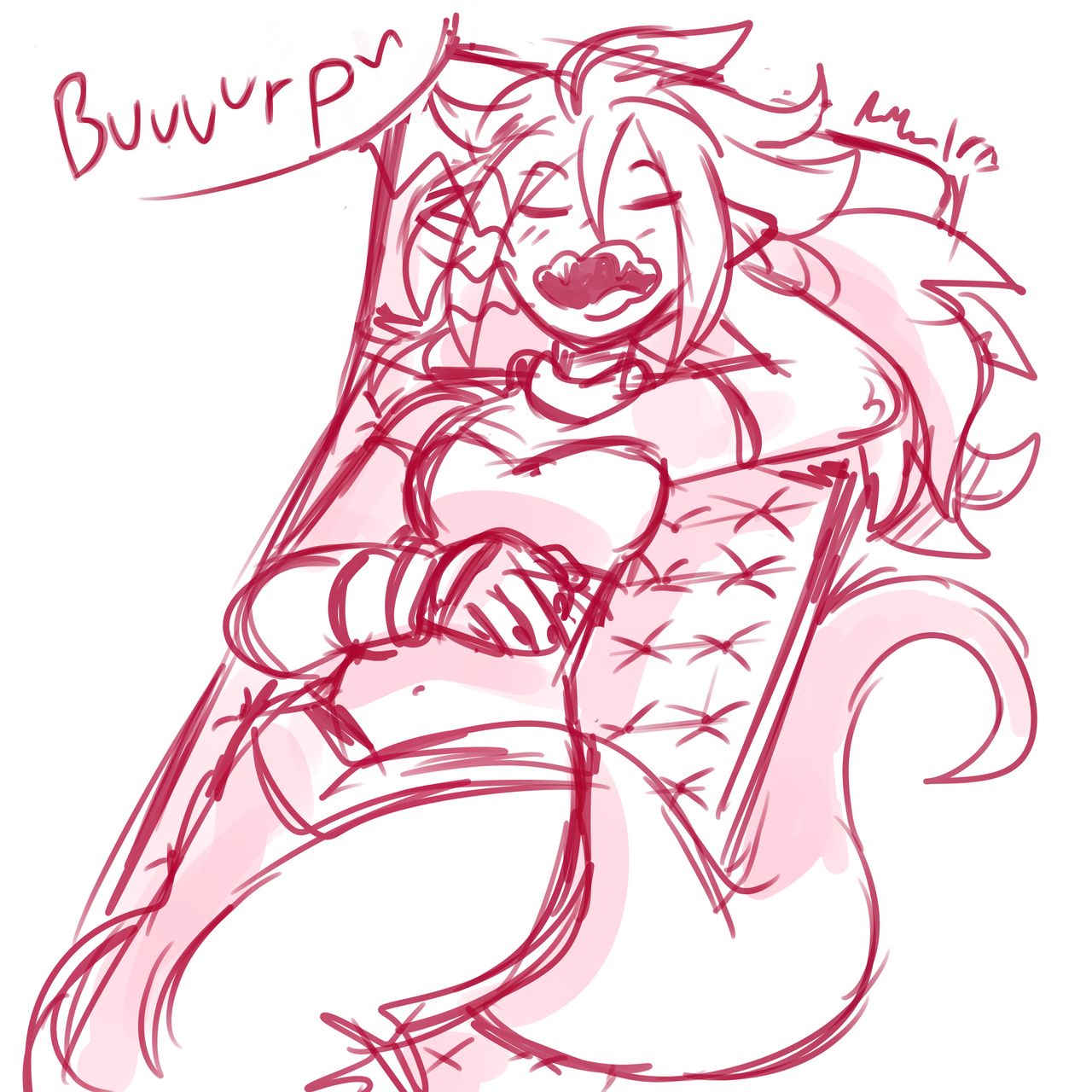 Android 21 vore sketch page 6 full