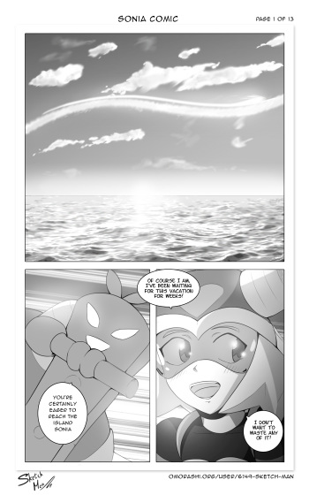 [Sketch Man] Sonia Comic [English] cover