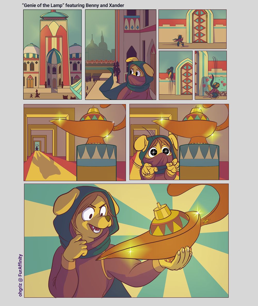 Genie of the Lamp page 1 full