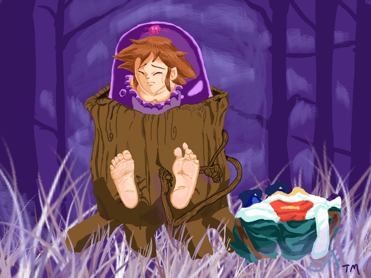 Chris in the woods page 4 full