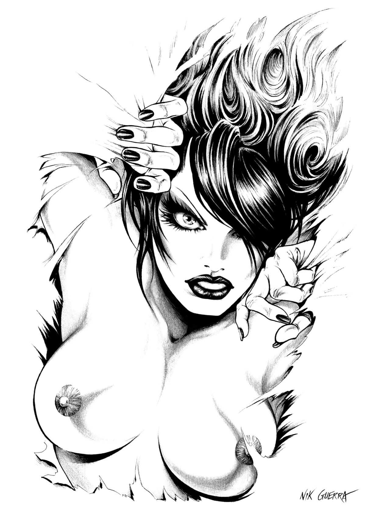 Dark Divas Pin-Up Collection page 6 full