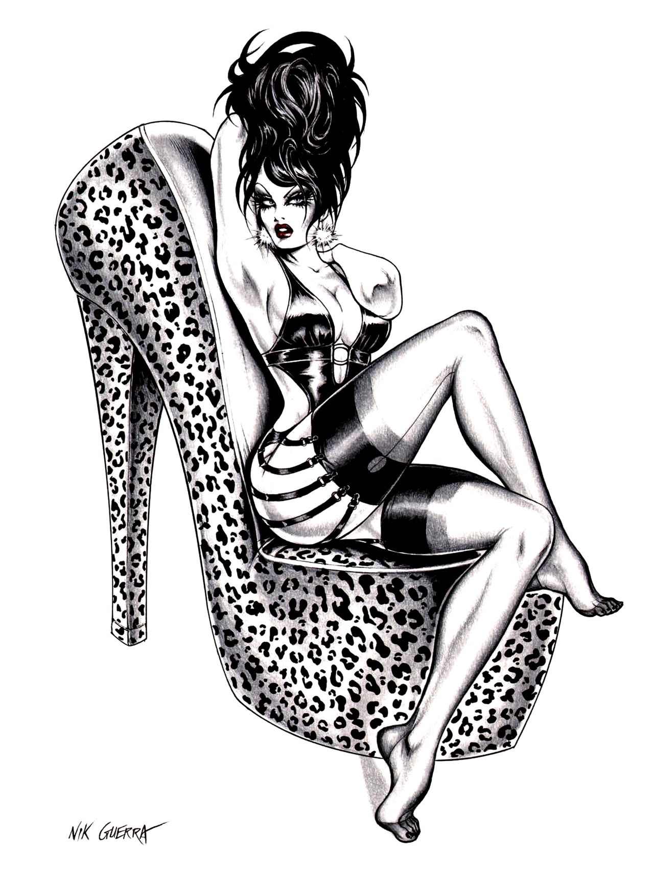 Dark Divas Pin-Up Collection page 7 full
