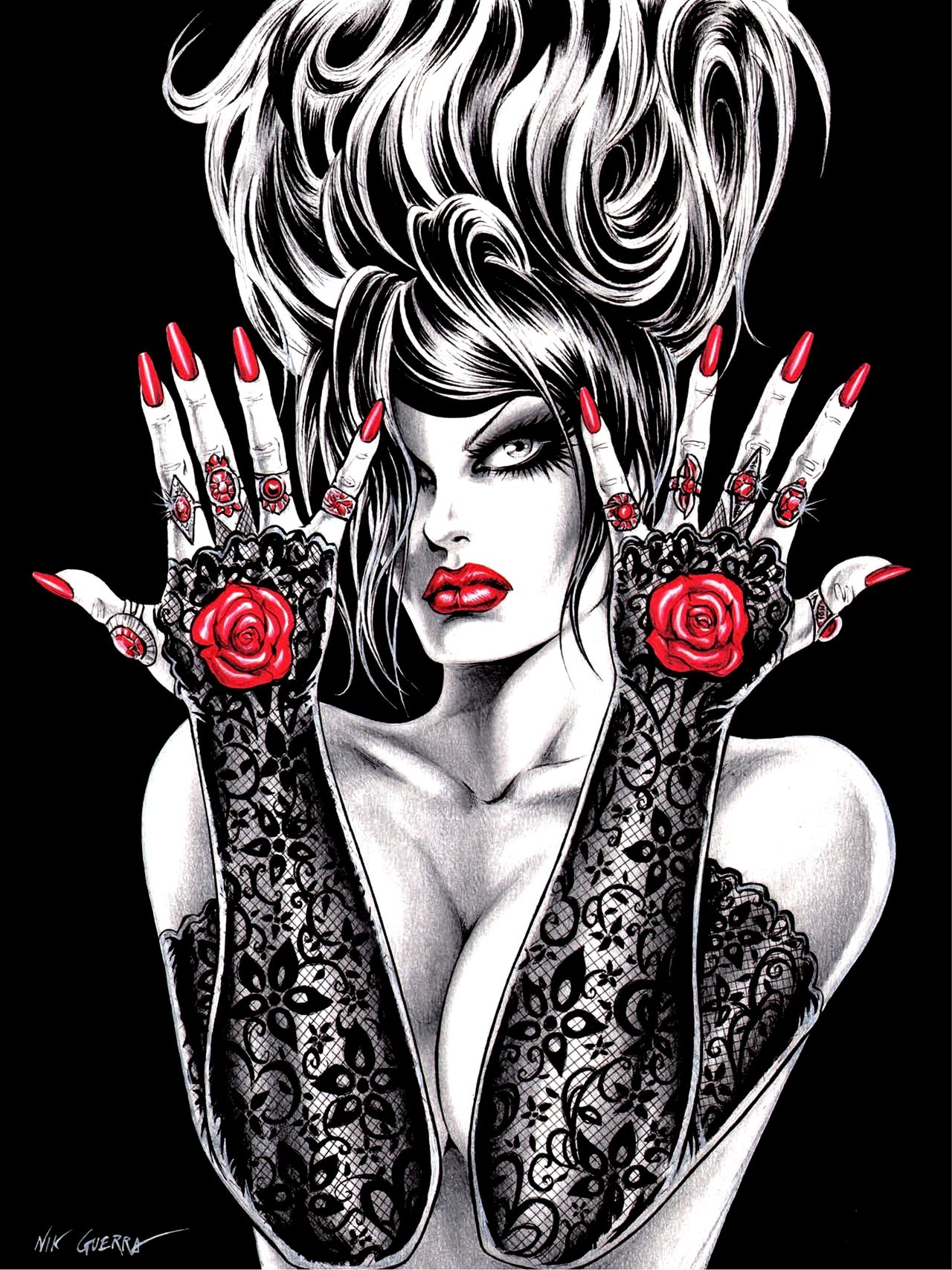Dark Divas Pin-Up Collection page 9 full